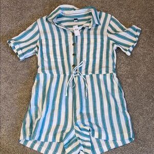Old Navy linen romper